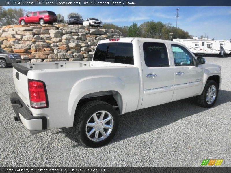 White Diamond Tricoat / Ebony 2012 GMC Sierra 1500 Denali Crew Cab 4x4