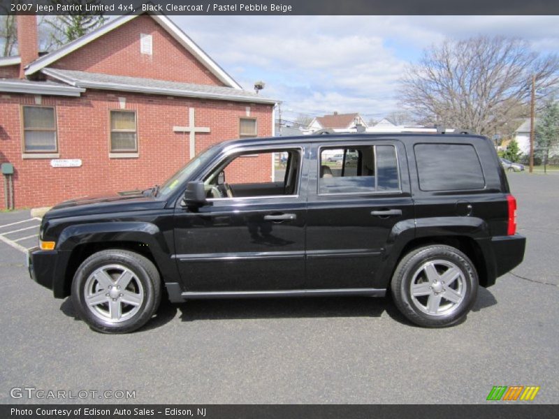 Black Clearcoat / Pastel Pebble Beige 2007 Jeep Patriot Limited 4x4