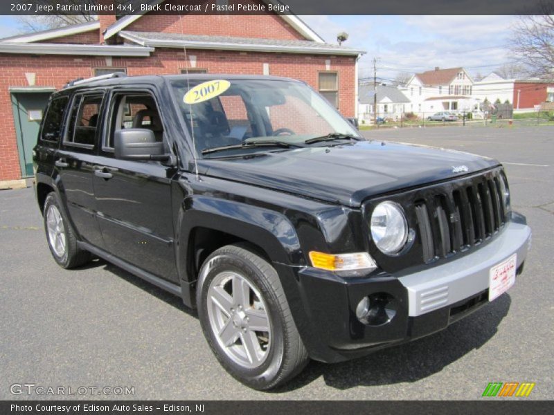 Black Clearcoat / Pastel Pebble Beige 2007 Jeep Patriot Limited 4x4