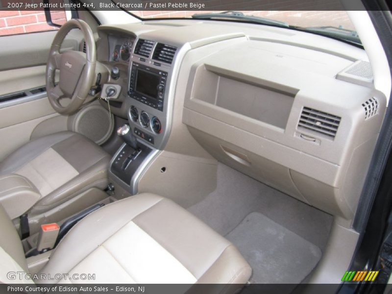 Black Clearcoat / Pastel Pebble Beige 2007 Jeep Patriot Limited 4x4