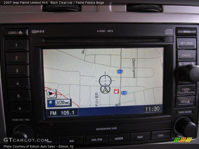 Black Clearcoat / Pastel Pebble Beige 2007 Jeep Patriot Limited 4x4