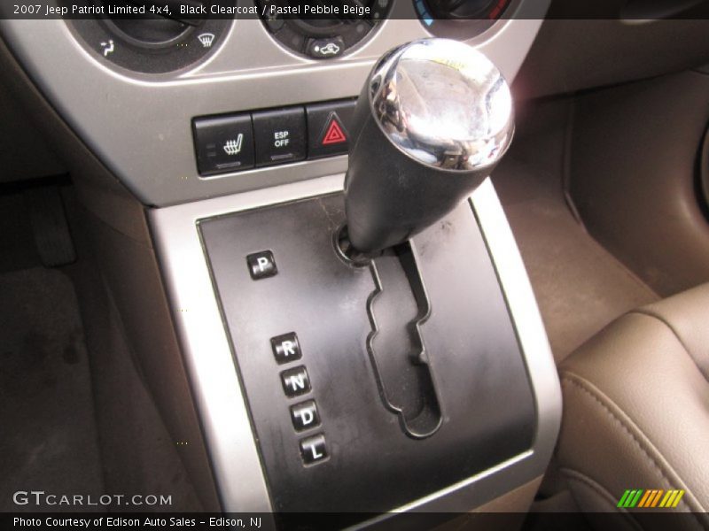 Black Clearcoat / Pastel Pebble Beige 2007 Jeep Patriot Limited 4x4