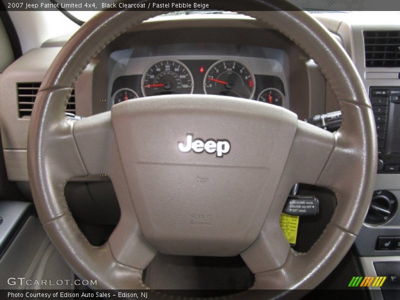 Black Clearcoat / Pastel Pebble Beige 2007 Jeep Patriot Limited 4x4