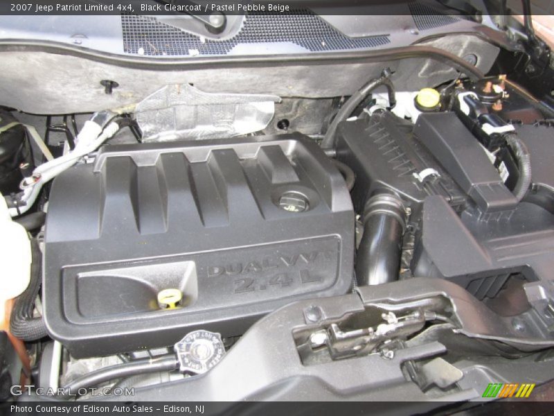 Black Clearcoat / Pastel Pebble Beige 2007 Jeep Patriot Limited 4x4
