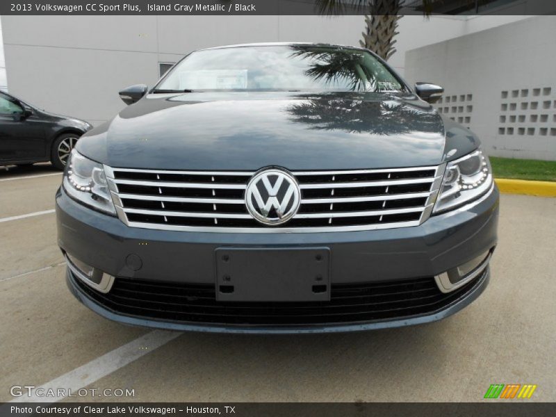Island Gray Metallic / Black 2013 Volkswagen CC Sport Plus