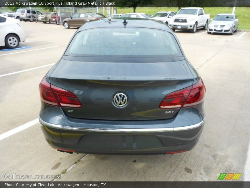 Island Gray Metallic / Black 2013 Volkswagen CC Sport Plus