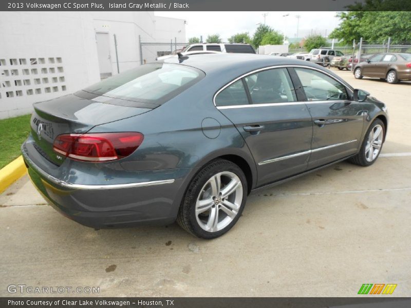 Island Gray Metallic / Black 2013 Volkswagen CC Sport Plus