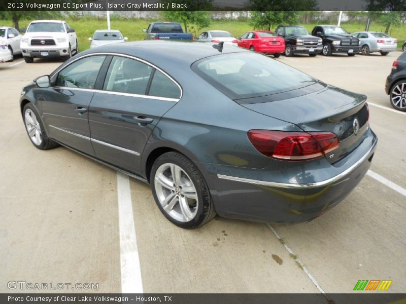 Island Gray Metallic / Black 2013 Volkswagen CC Sport Plus