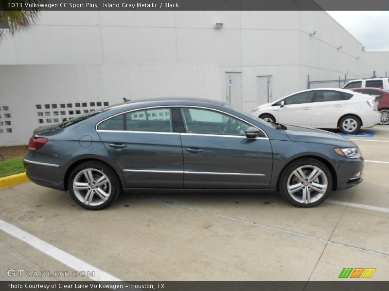 Island Gray Metallic / Black 2013 Volkswagen CC Sport Plus