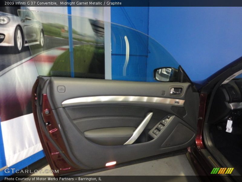 Midnight Garnet Metallic / Graphite 2009 Infiniti G 37 Convertible