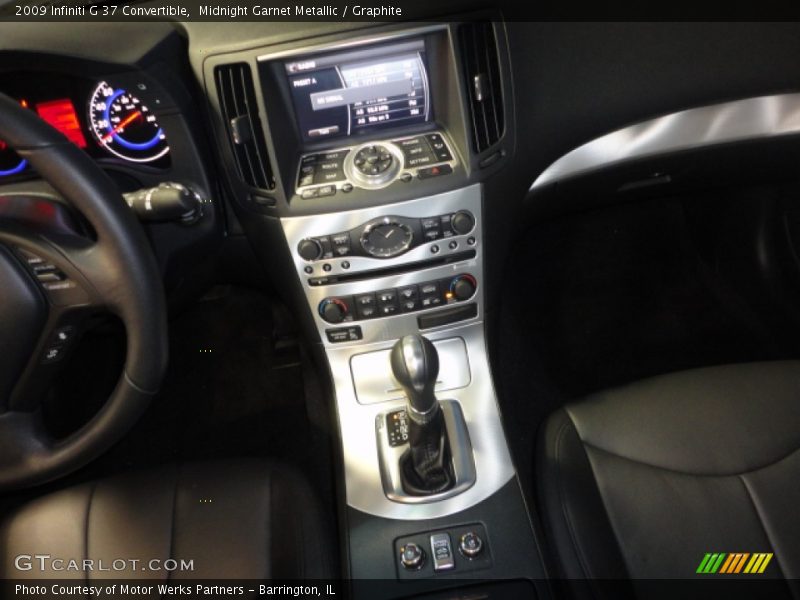 Midnight Garnet Metallic / Graphite 2009 Infiniti G 37 Convertible
