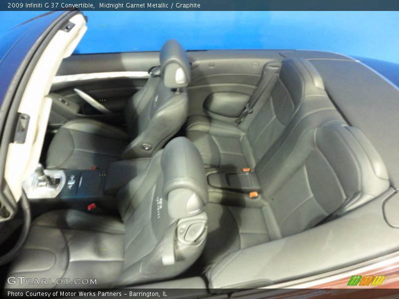 Midnight Garnet Metallic / Graphite 2009 Infiniti G 37 Convertible