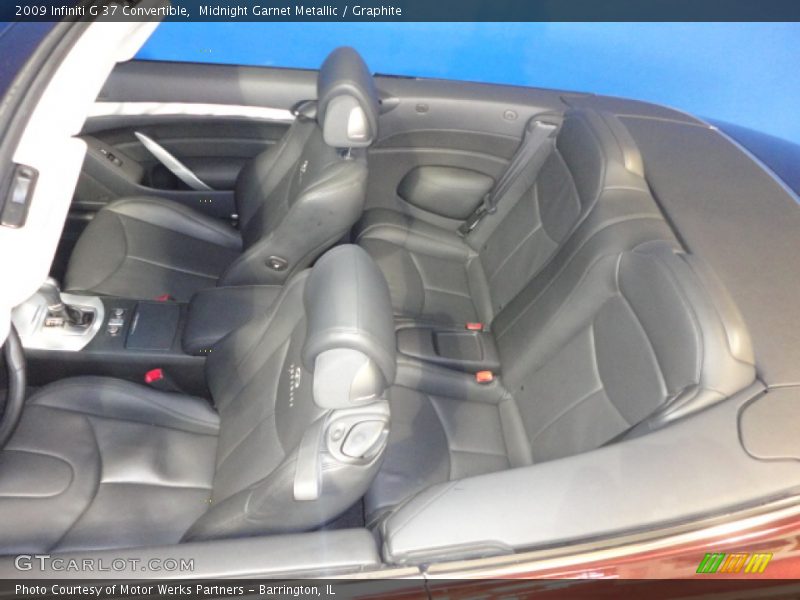 Midnight Garnet Metallic / Graphite 2009 Infiniti G 37 Convertible
