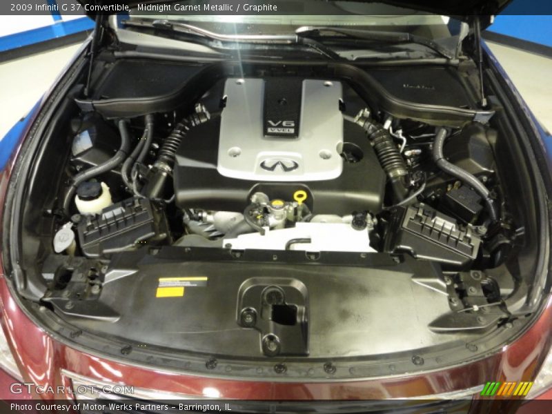 Midnight Garnet Metallic / Graphite 2009 Infiniti G 37 Convertible