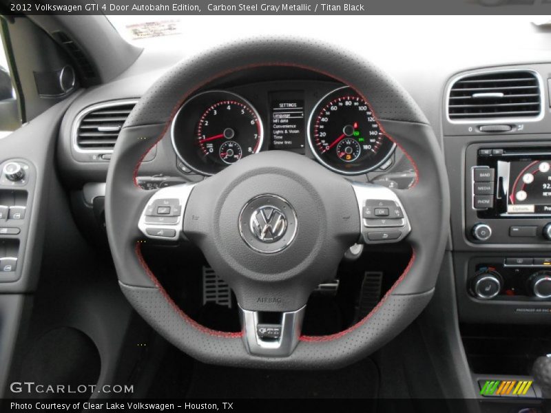  2012 GTI 4 Door Autobahn Edition Steering Wheel
