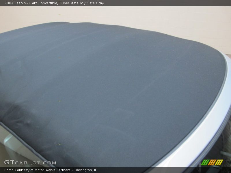 Silver Metallic / Slate Gray 2004 Saab 9-3 Arc Convertible