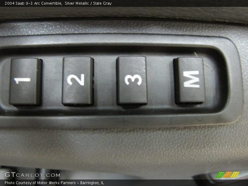 Silver Metallic / Slate Gray 2004 Saab 9-3 Arc Convertible