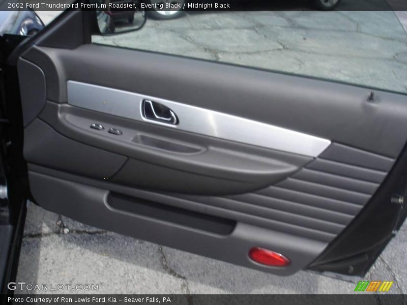 Evening Black / Midnight Black 2002 Ford Thunderbird Premium Roadster
