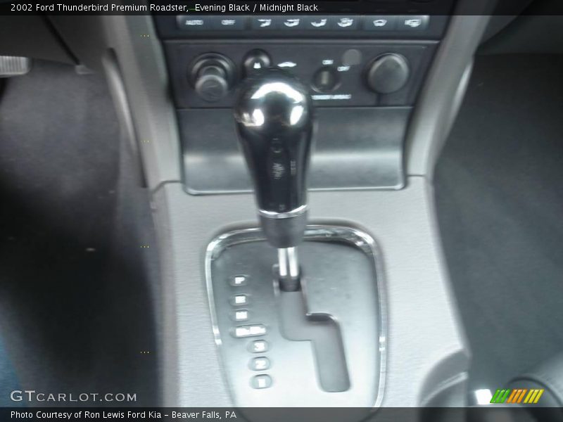 Evening Black / Midnight Black 2002 Ford Thunderbird Premium Roadster