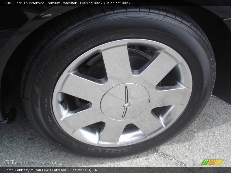 Evening Black / Midnight Black 2002 Ford Thunderbird Premium Roadster