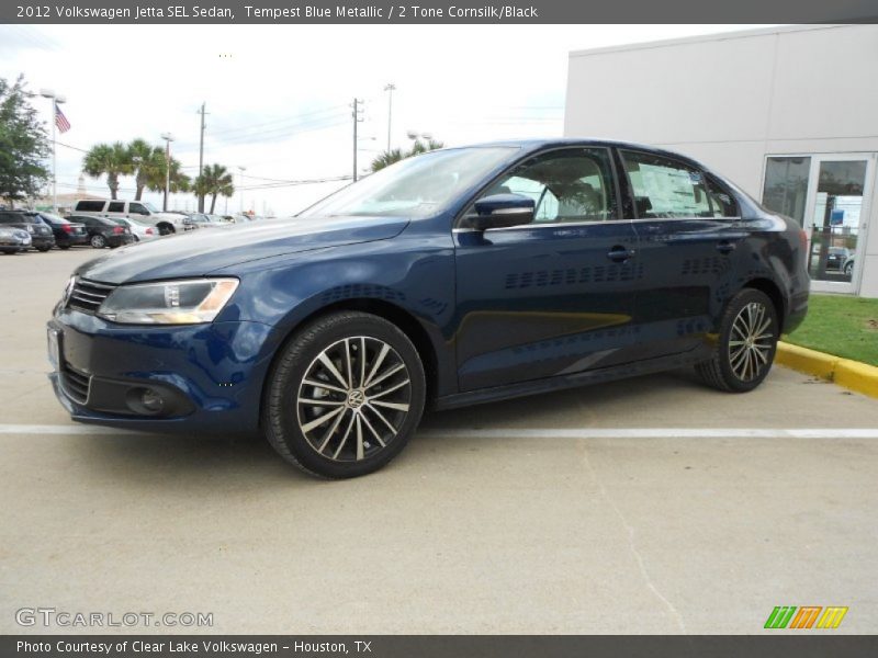 Front 3/4 View of 2012 Jetta SEL Sedan