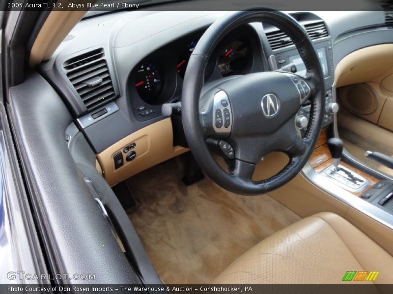 Abyss Blue Pearl / Ebony 2005 Acura TL 3.2