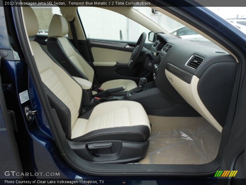  2012 Jetta SEL Sedan 2 Tone Cornsilk/Black Interior