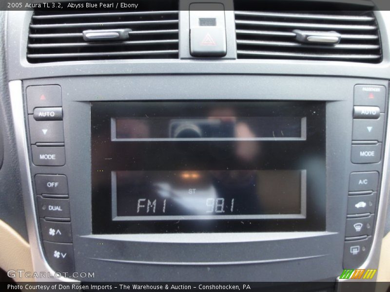 Abyss Blue Pearl / Ebony 2005 Acura TL 3.2