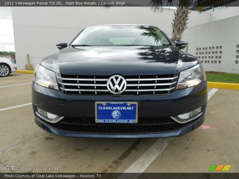 Night Blue Metallic / Cornsilk Beige 2012 Volkswagen Passat TDI SEL