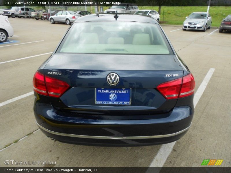 Night Blue Metallic / Cornsilk Beige 2012 Volkswagen Passat TDI SEL