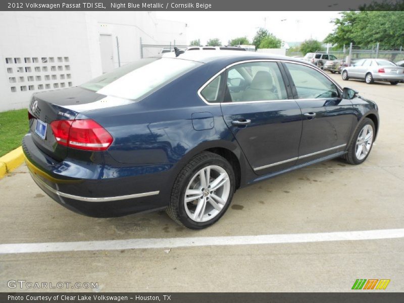 Night Blue Metallic / Cornsilk Beige 2012 Volkswagen Passat TDI SEL