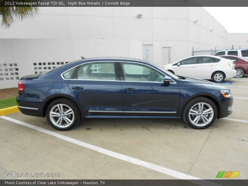 Night Blue Metallic / Cornsilk Beige 2012 Volkswagen Passat TDI SEL