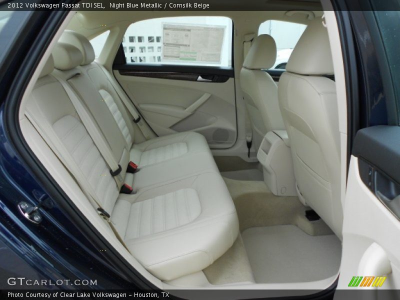 Night Blue Metallic / Cornsilk Beige 2012 Volkswagen Passat TDI SEL