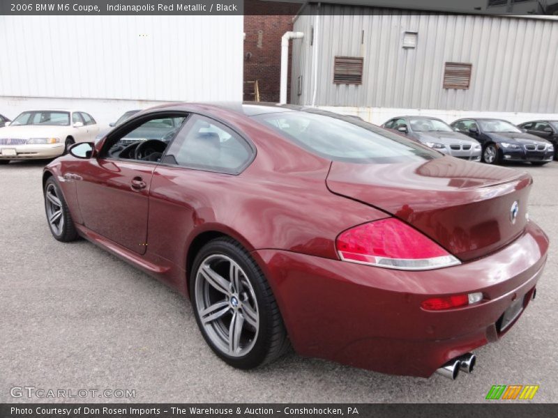 Indianapolis Red Metallic / Black 2006 BMW M6 Coupe