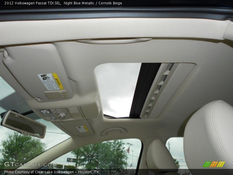 Night Blue Metallic / Cornsilk Beige 2012 Volkswagen Passat TDI SEL