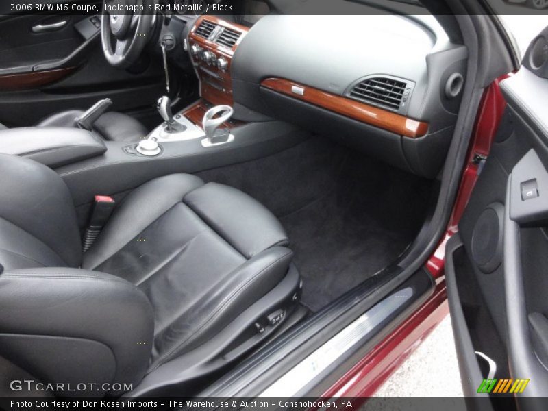 Indianapolis Red Metallic / Black 2006 BMW M6 Coupe
