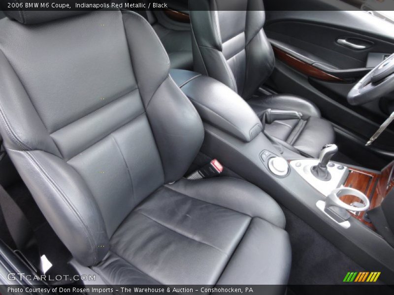 Indianapolis Red Metallic / Black 2006 BMW M6 Coupe