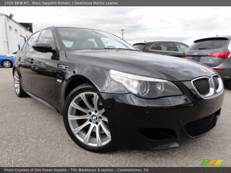 Black Sapphire Metallic / Silverstone Merino Leather 2006 BMW M5