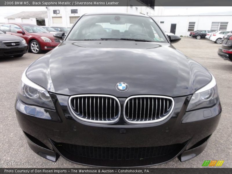 Black Sapphire Metallic / Silverstone Merino Leather 2006 BMW M5