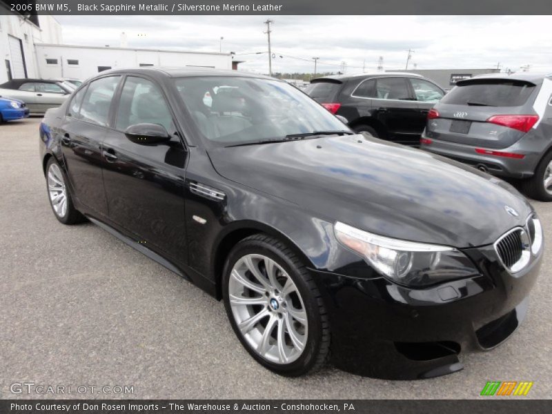 Black Sapphire Metallic / Silverstone Merino Leather 2006 BMW M5