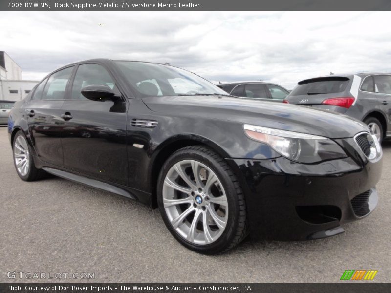 Black Sapphire Metallic / Silverstone Merino Leather 2006 BMW M5