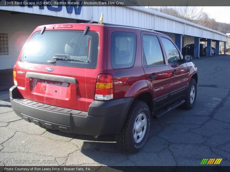 Redfire Metallic / Medium/Dark Flint Grey 2005 Ford Escape XLS 4WD