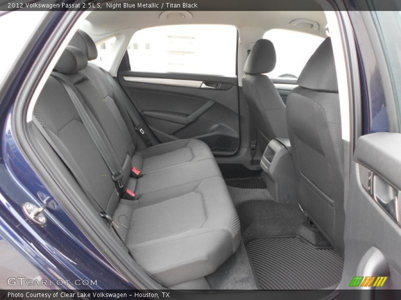 Night Blue Metallic / Titan Black 2012 Volkswagen Passat 2.5L S