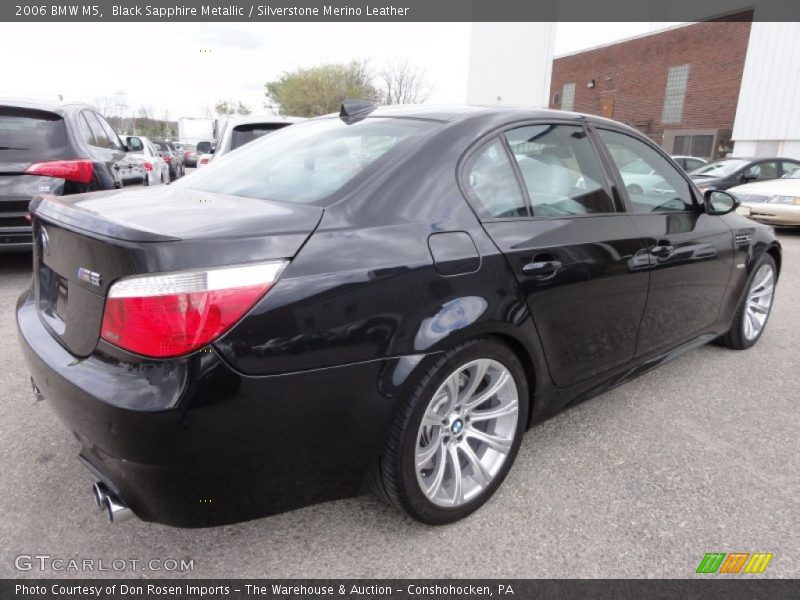 Black Sapphire Metallic / Silverstone Merino Leather 2006 BMW M5