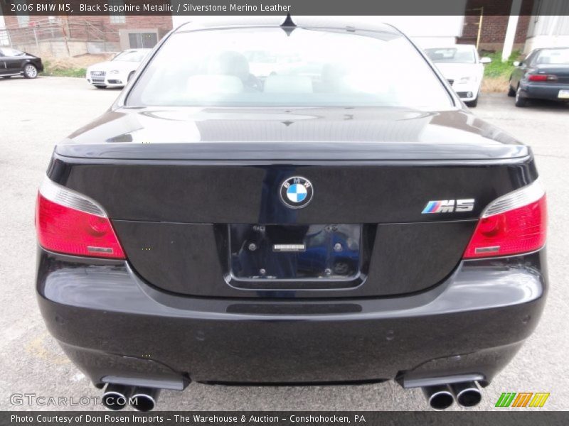 Black Sapphire Metallic / Silverstone Merino Leather 2006 BMW M5