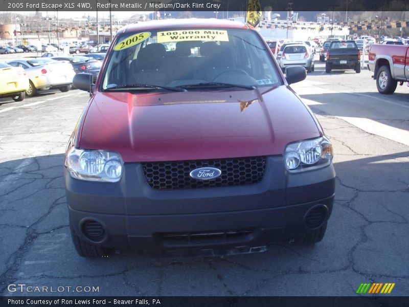 Redfire Metallic / Medium/Dark Flint Grey 2005 Ford Escape XLS 4WD