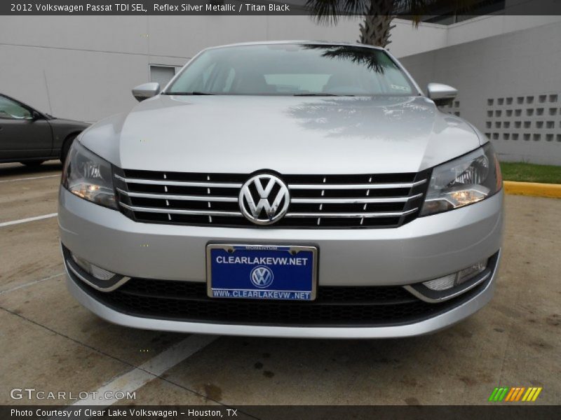 Reflex Silver Metallic / Titan Black 2012 Volkswagen Passat TDI SEL