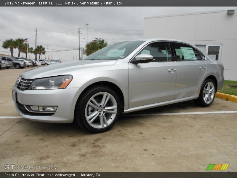 Reflex Silver Metallic / Titan Black 2012 Volkswagen Passat TDI SEL