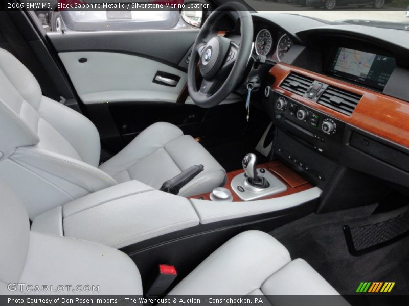 Black Sapphire Metallic / Silverstone Merino Leather 2006 BMW M5