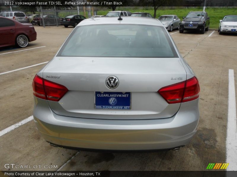 Reflex Silver Metallic / Titan Black 2012 Volkswagen Passat TDI SEL